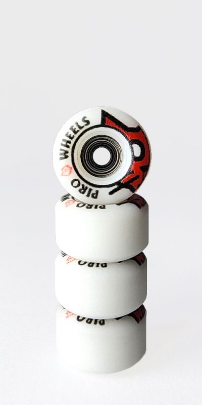 Bone Head (Red) - White Real Wear Graphic Performance Wheels (P3)