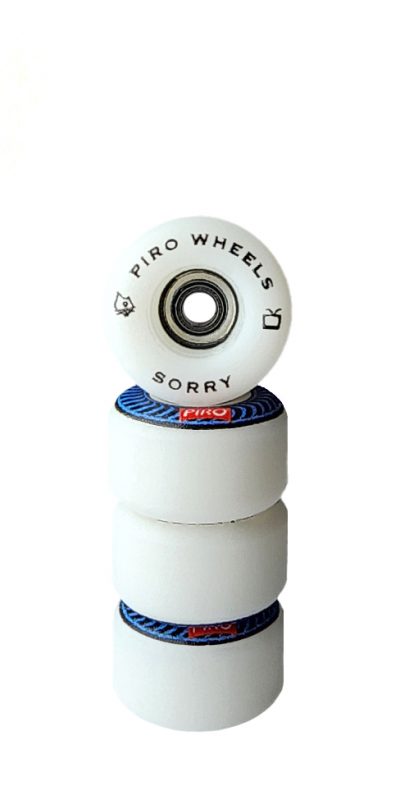 Piro x Sorry For Fingerboarding - Double Sided Real Wear Graphic Performance Wheels (P3)