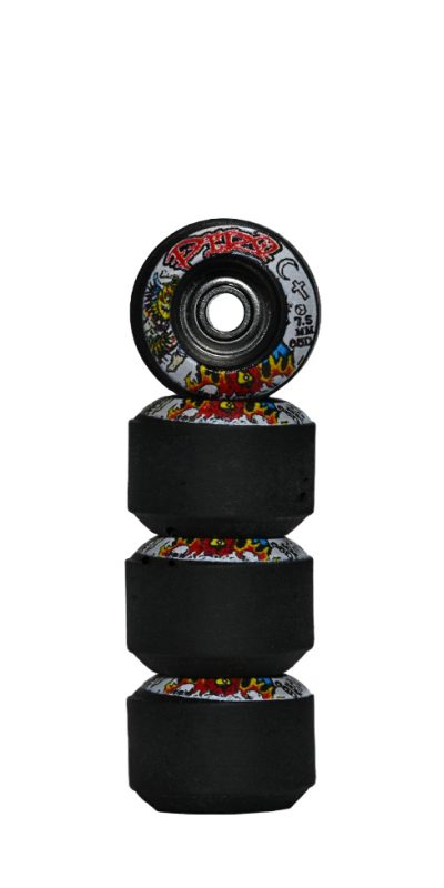 Bruja (Black) – Reversible Real Wear Graphic 7.5mm Street RS Comp Wheels (P3)