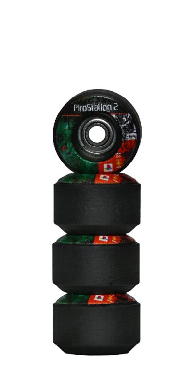 PiroStation 2 – Black Reversible Real Wear Graphic 8mm Street RS Wheels (P3)