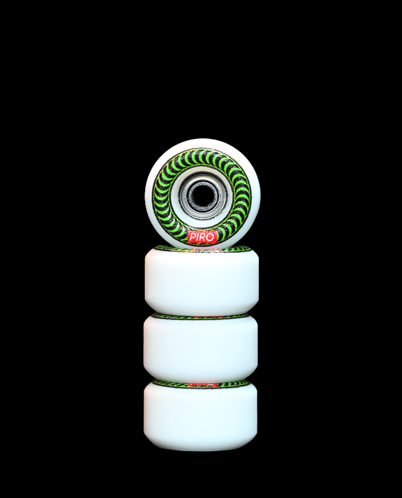Green Spiral - White Performance Green Spiral - White Performance