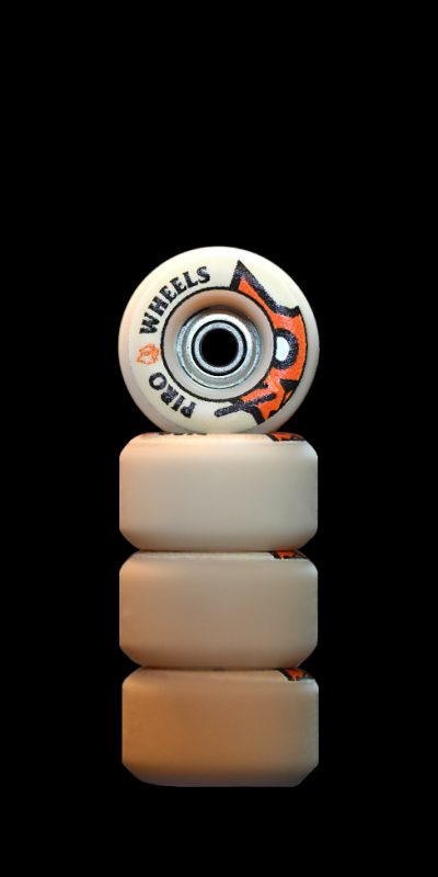 Bone Head (Orange) - Tan Performance Wheels (P3) Real Wear Graphic