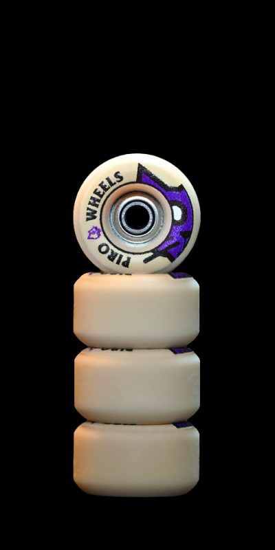 Bone Head (Purple) - Tan Performance Wheels (P3) Real Wear Graphic