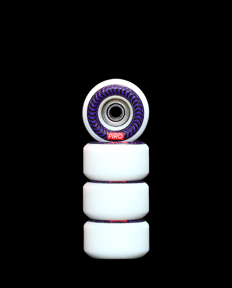 Purple Spiral - White Performance Purple Spiral - White Performance
