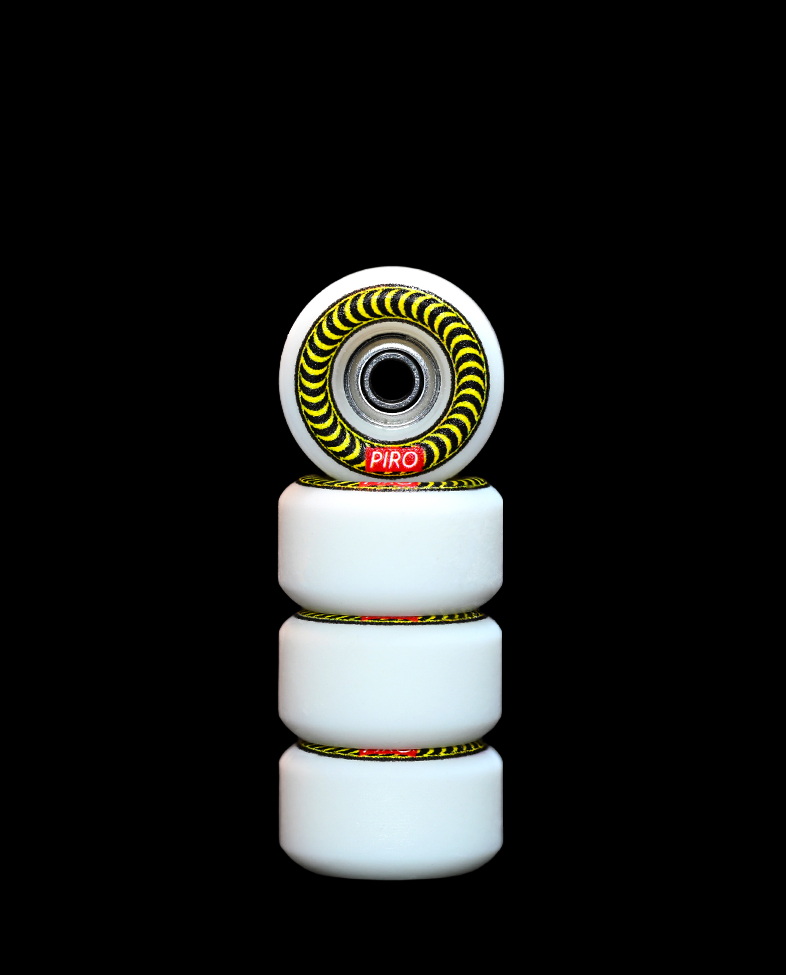 Yellow Spiral - White Performance Yellow Spiral - White Performance