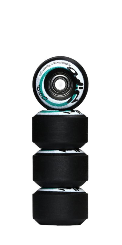 Disc – Black Reversible Real Wear Graphic 8mm Street RS Wheels (P3)