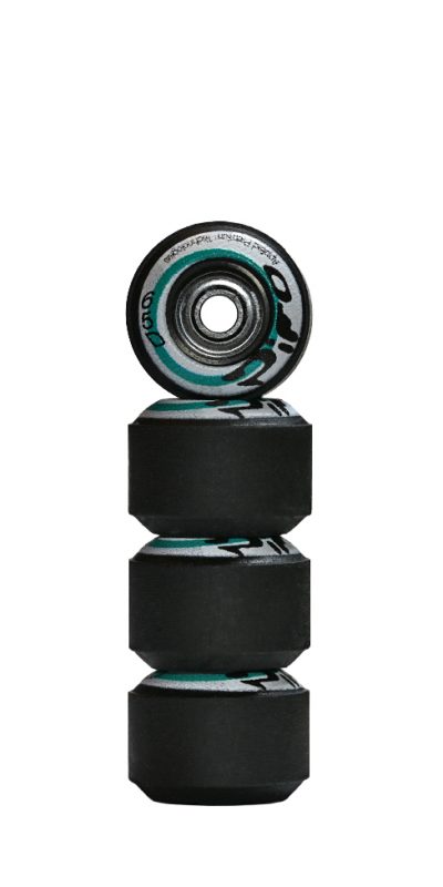 Disc – Black Reversible Real Wear Graphic 7.5mm Street RS Comp Wheels (P3)