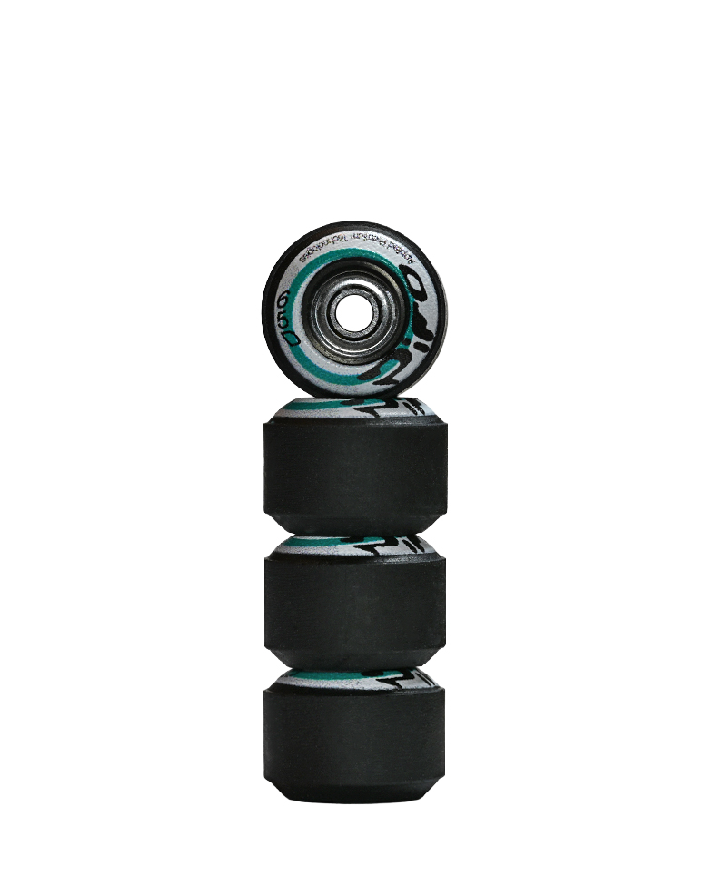 Disc – Black Reversible Real Wear Graphic 7.5mm Street RS Comp Wheels (P3)