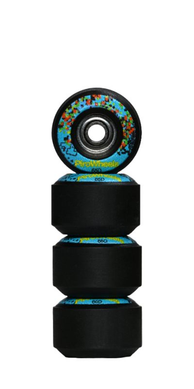 Technicolor – Black Reversible Real Wear Graphic 8mm Street RS Wheels (P3)