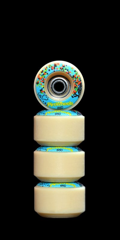 Technicolor – Tan Reversible Real Wear Graphic 7.5mm Street RS Comp Wheels (P3)