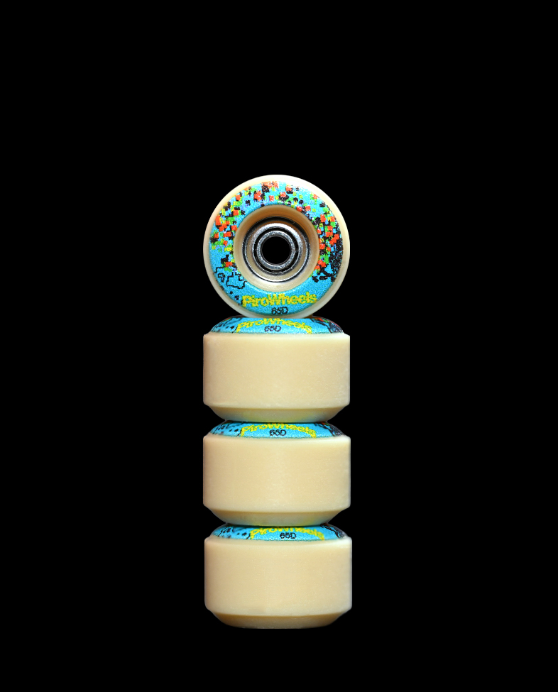 Technicolor – Tan Reversible Real Wear Graphic 7.5mm Street RS Comp Wheels (P3)